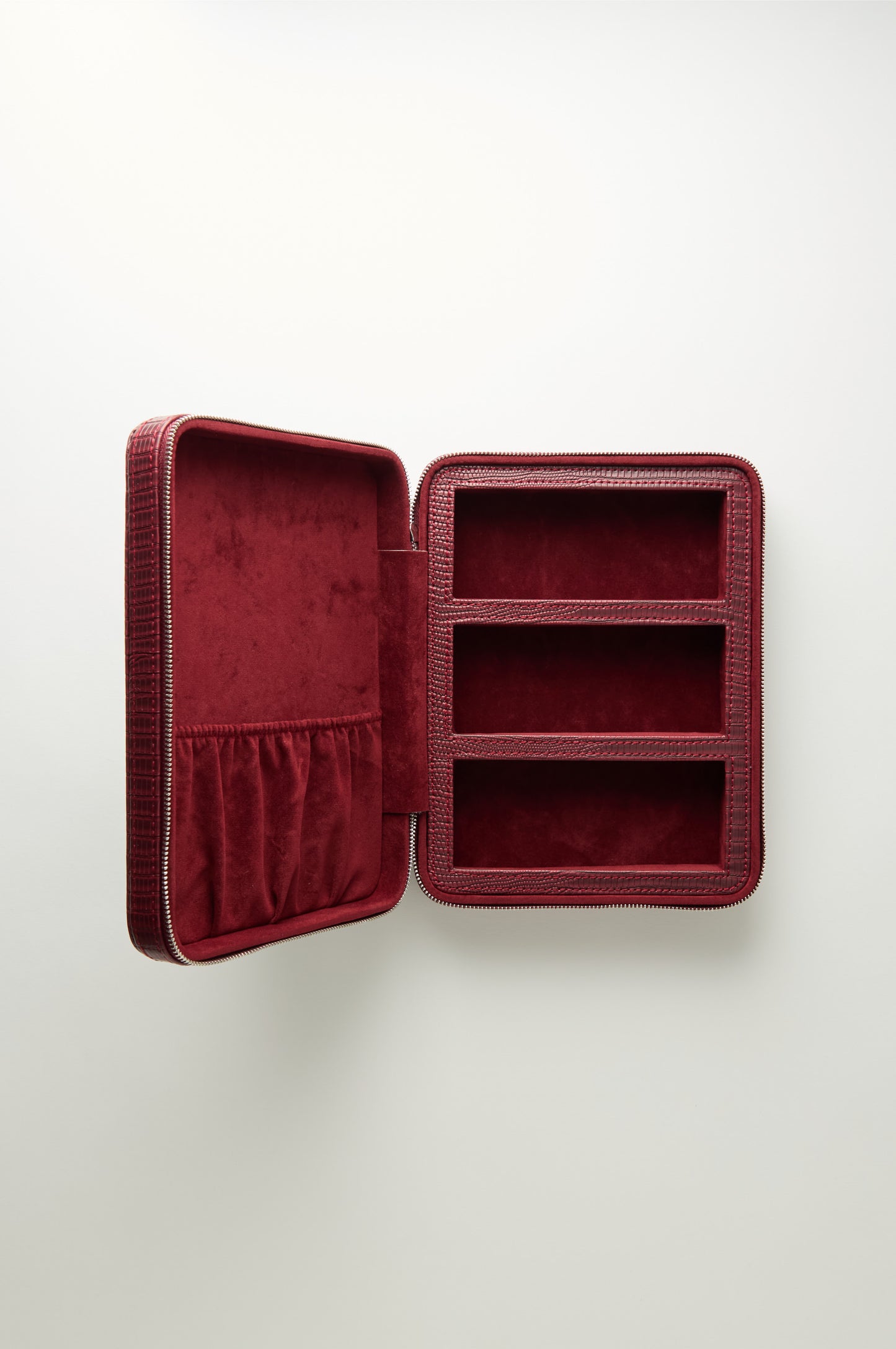 Jet-Setter | Burgundy Croc