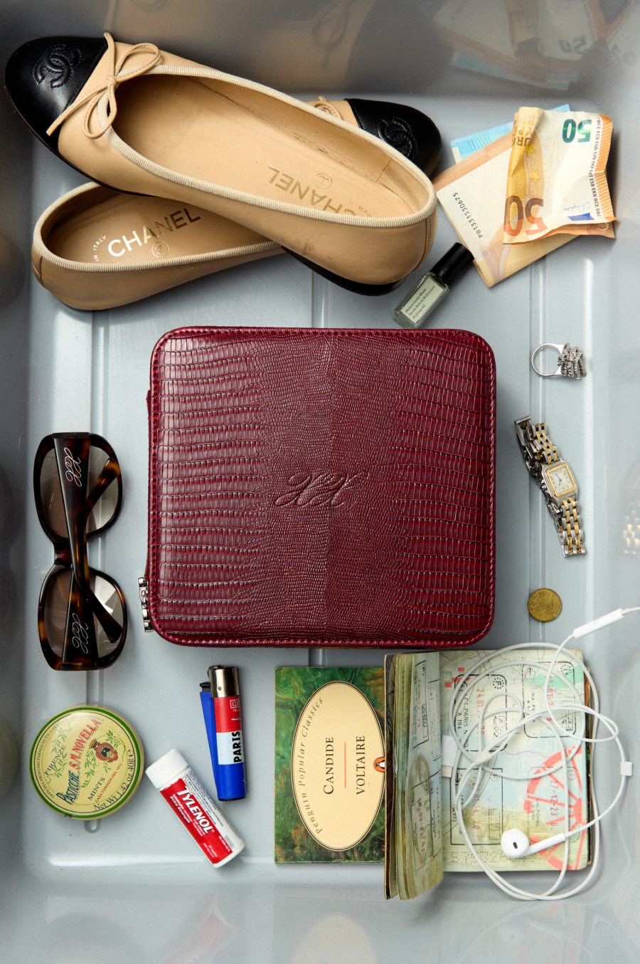 Mini Jet | Burgundy Croc