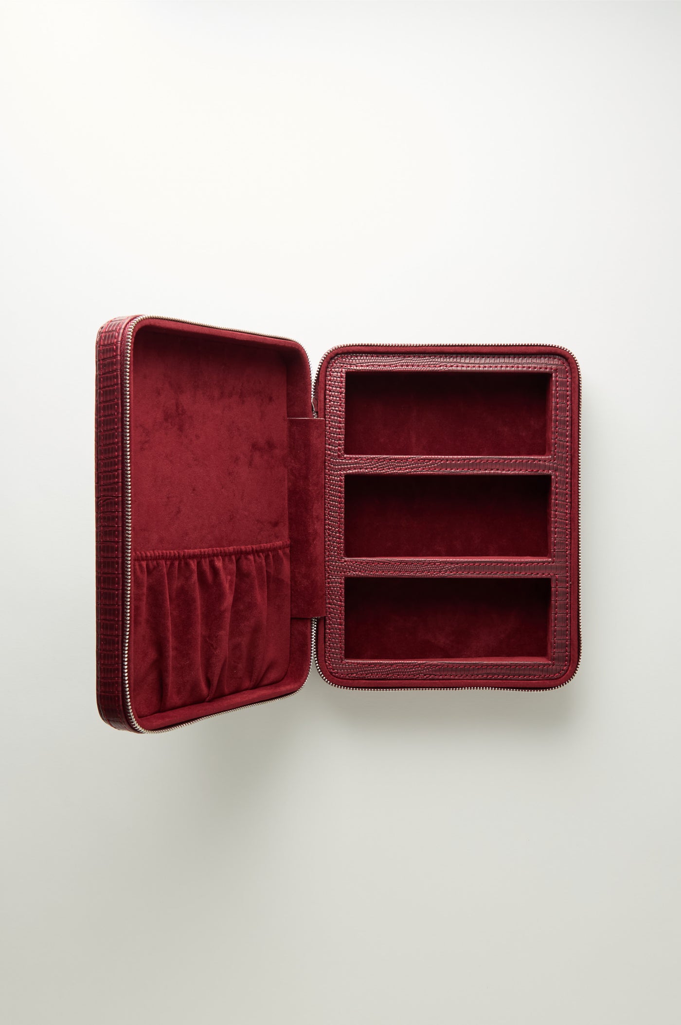 Jet-Setter / Burgundy Croc
